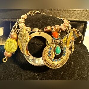 Charm bracelet that’s fun, funky, and bohemian.